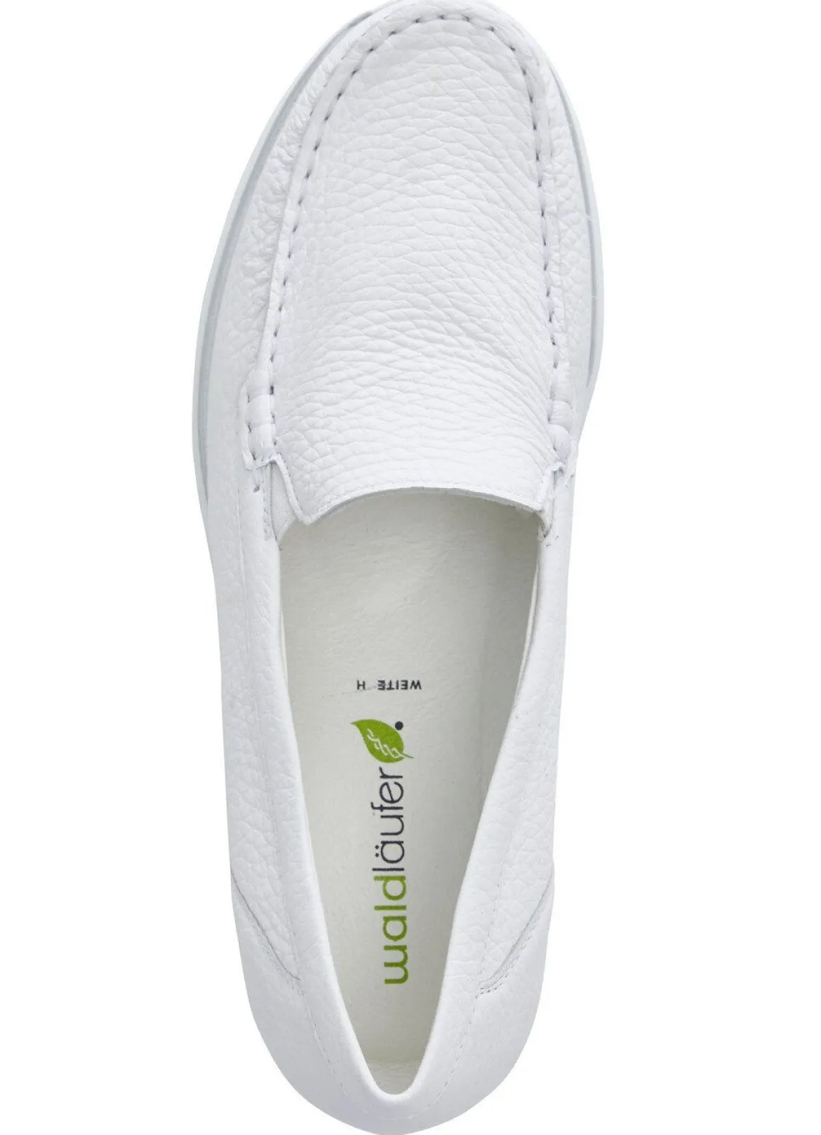 Waldläufer, bequeme Damen-Slipper, Weite H, mit herausnehmbarem Fußbett