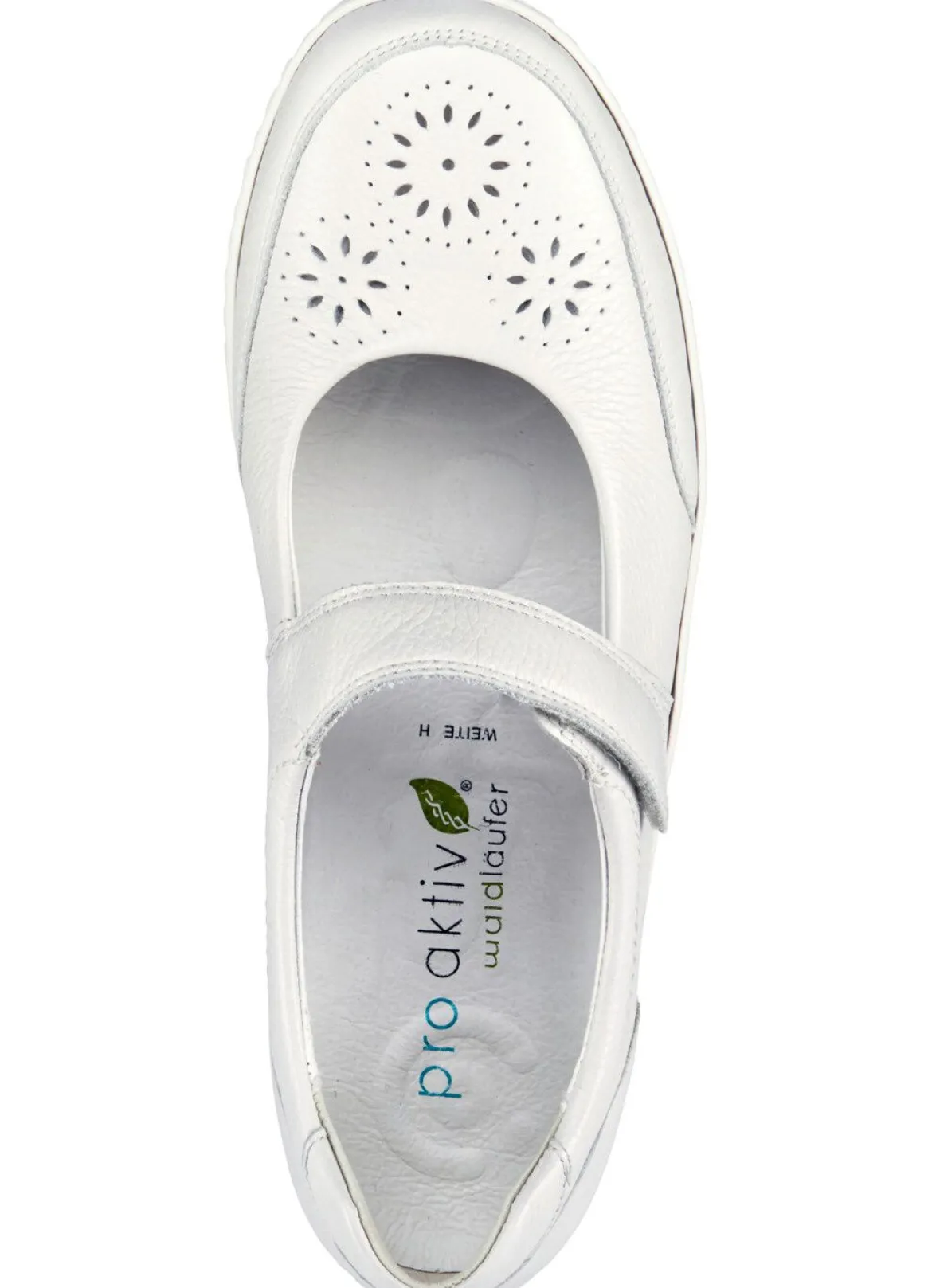 Waldläufer, bequeme Damen-Slipper, Weite H, mit herausnehmbarem Fußbett