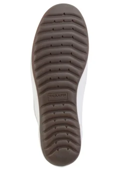 Waldläufer, bequeme Damen-Slipper, Weite H, mit herausnehmbarem Fußbett