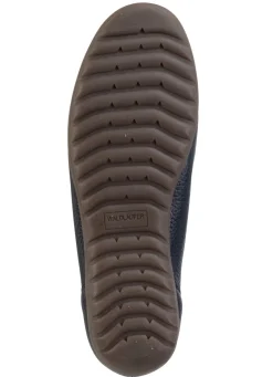 Waldläufer, bequeme Damen-Slipper, Weite H, mit herausnehmbarem Fußbett