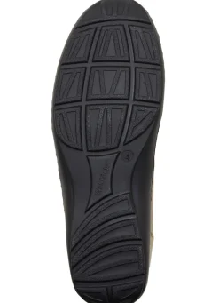 Waldläufer, bequeme Damen-Slipper, Weite H, mit herausnehmbarem Fußbett