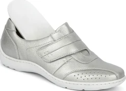 Waldläufer, bequeme Damen-Slipper, Weite H, mit herausnehmbarem Fußbett