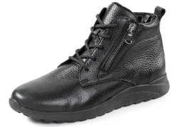 Waldläufer, bequeme Damen-Stiefeletten, Winterschuhe, Weite H, aus Hirschleder