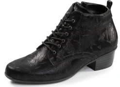 Waldläufer, bequeme Damen-Stiefeletten, Winterschuhe, Weite H, mit herausnehmbarem Fußbett