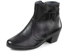 Waldläufer, bequeme Damen-Stiefeletten, Weite K, mit herausnehmbarem Fußbett
