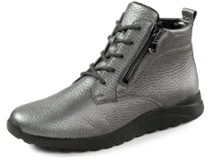 Waldläufer, bequeme Damen-Stiefeletten, Winterschuhe, Weite H, aus Hirschleder