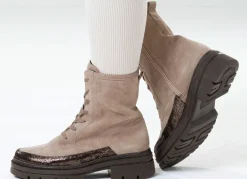 Waldläufer, bequeme Damen-Stiefeletten, Winterschuhe, Weite H, mit herausnehmbarem Fußbett