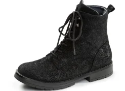 Waldläufer, bequeme Damen-Stiefeletten, Weite G, mit herausnehmbarem Fußbett