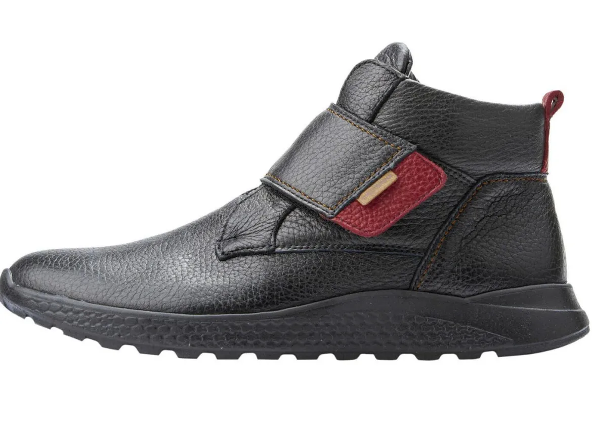 Waldläufer, bequeme Damen-Stiefeletten, Weite H, mit herausnehmbarem Fußbett