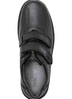 Waldläufer, bequeme Herren-Slipper, Weite H, mit herausnehmbarem Fußbett