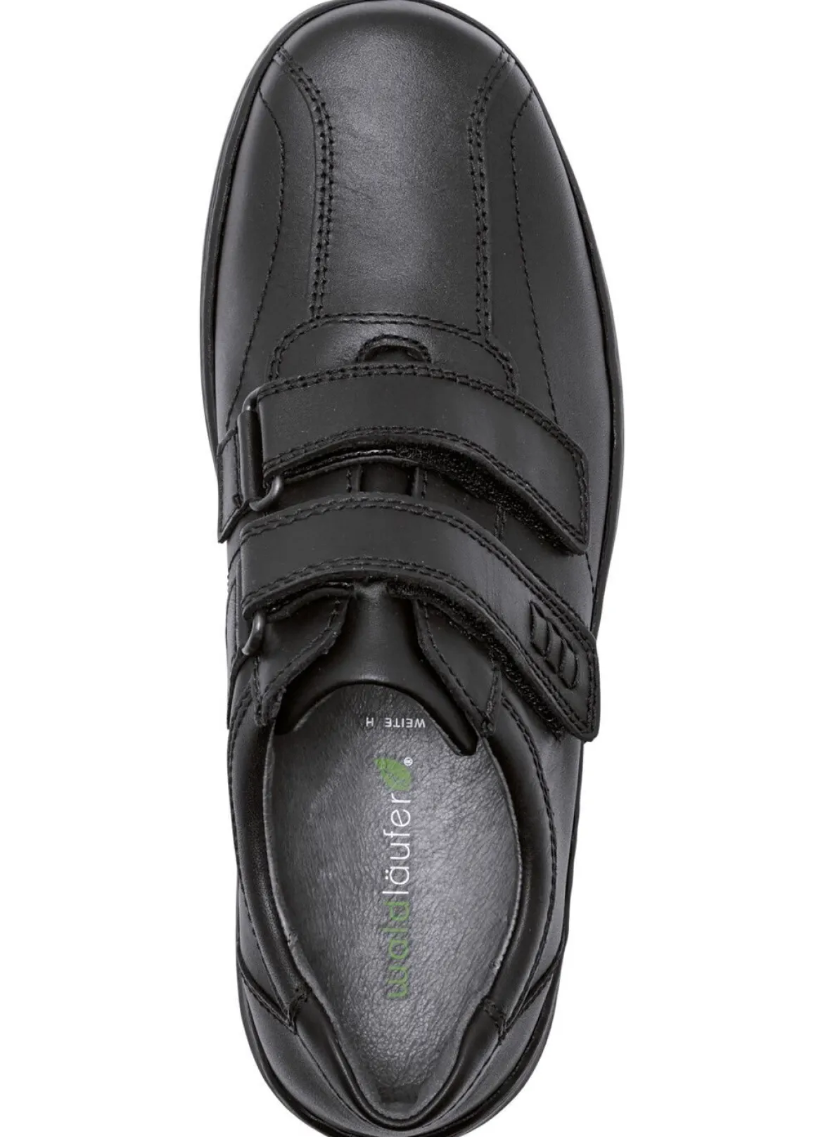 Waldläufer, bequeme Herren-Slipper, Weite H, mit herausnehmbarem Fußbett