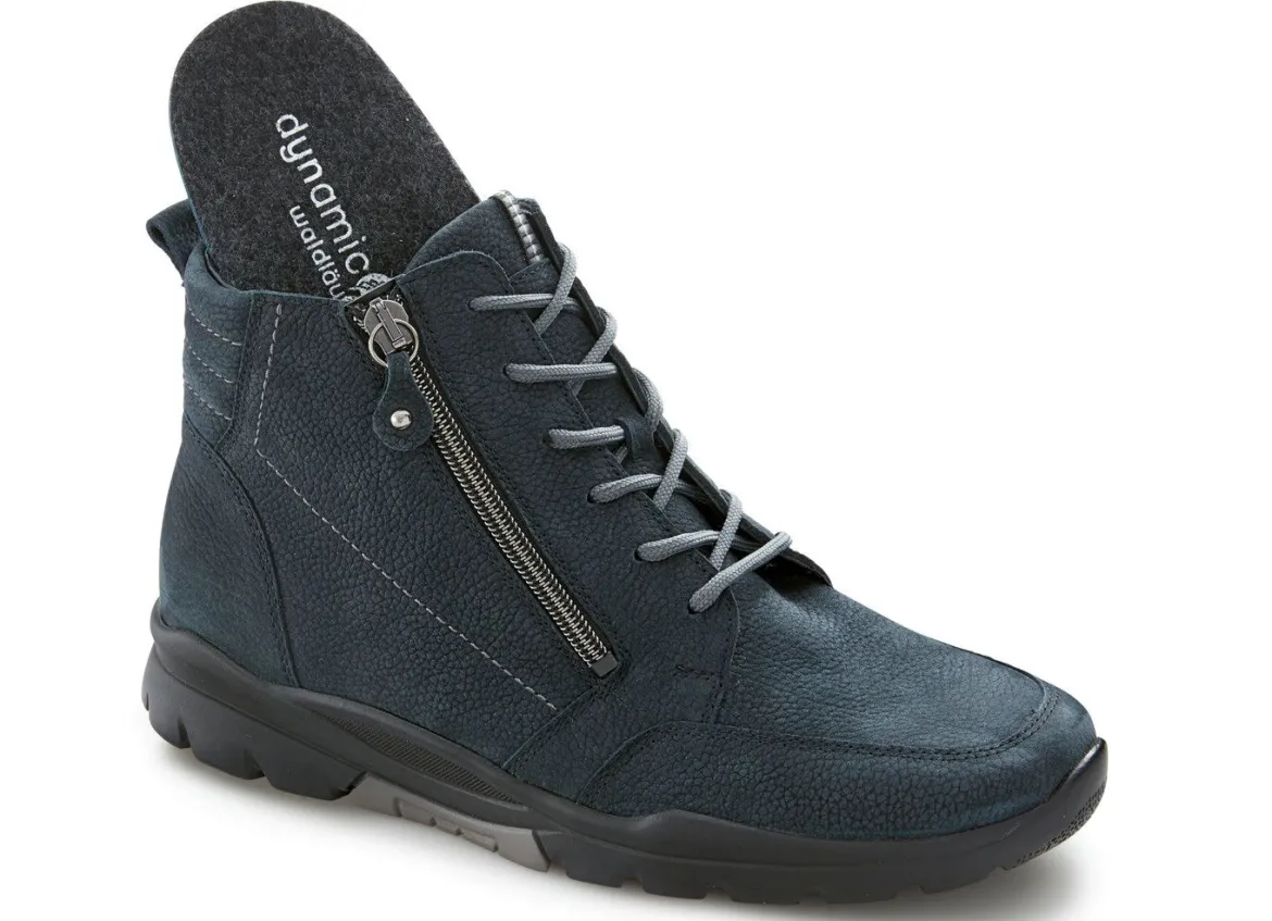 Waldläufer, gefütterte Damen-Stiefeletten, Winterschuhe, Weite H, mit herausnehmbarem Fußbett