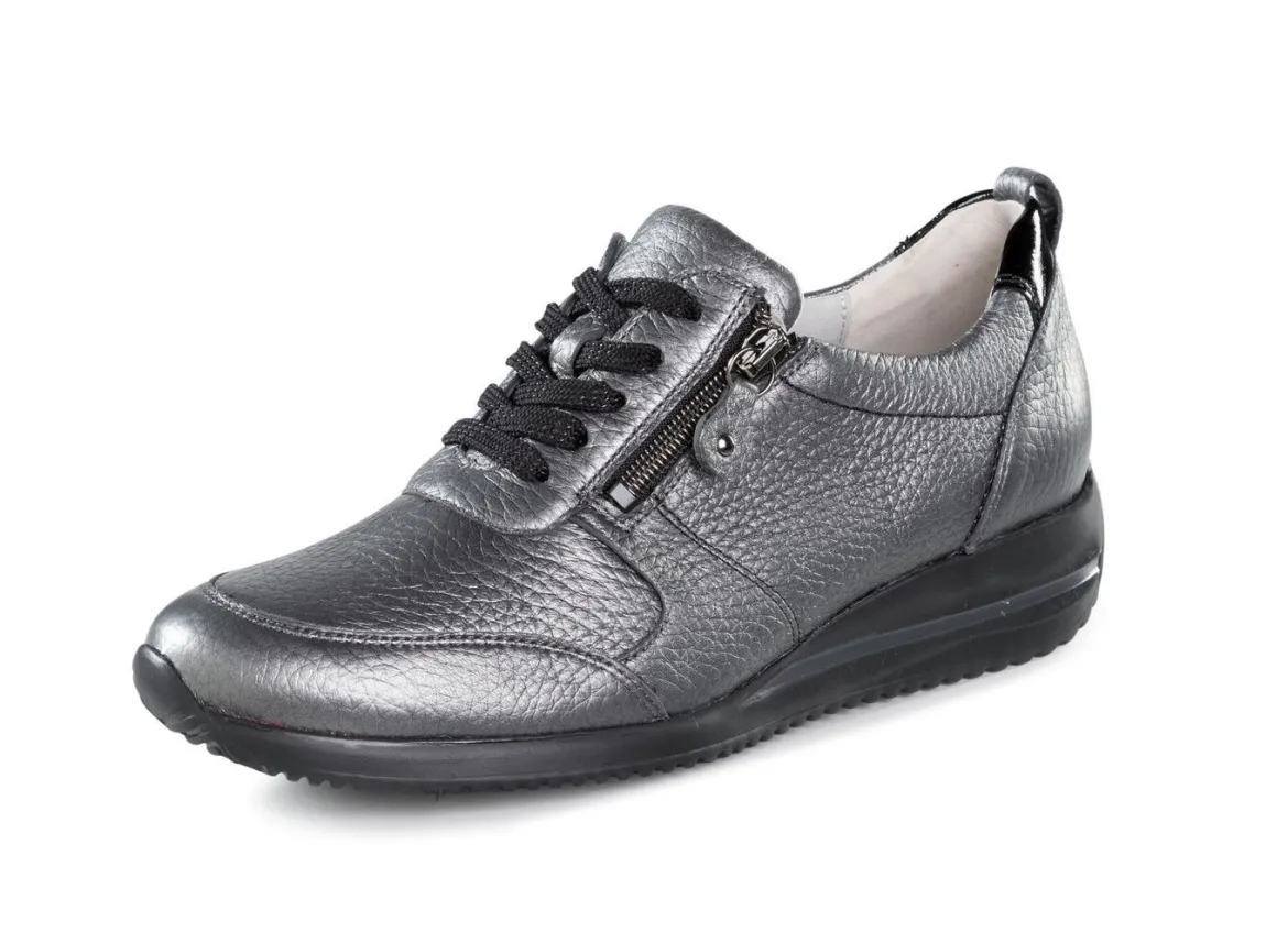 Waldläufer, leichte Damen-Sneaker, Weite H, mit herausnehmbarem Fußbett