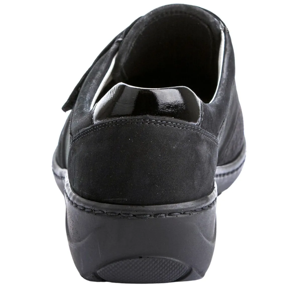 Waldläufer Slipper mit Stretchmaterial im Ballenbereich