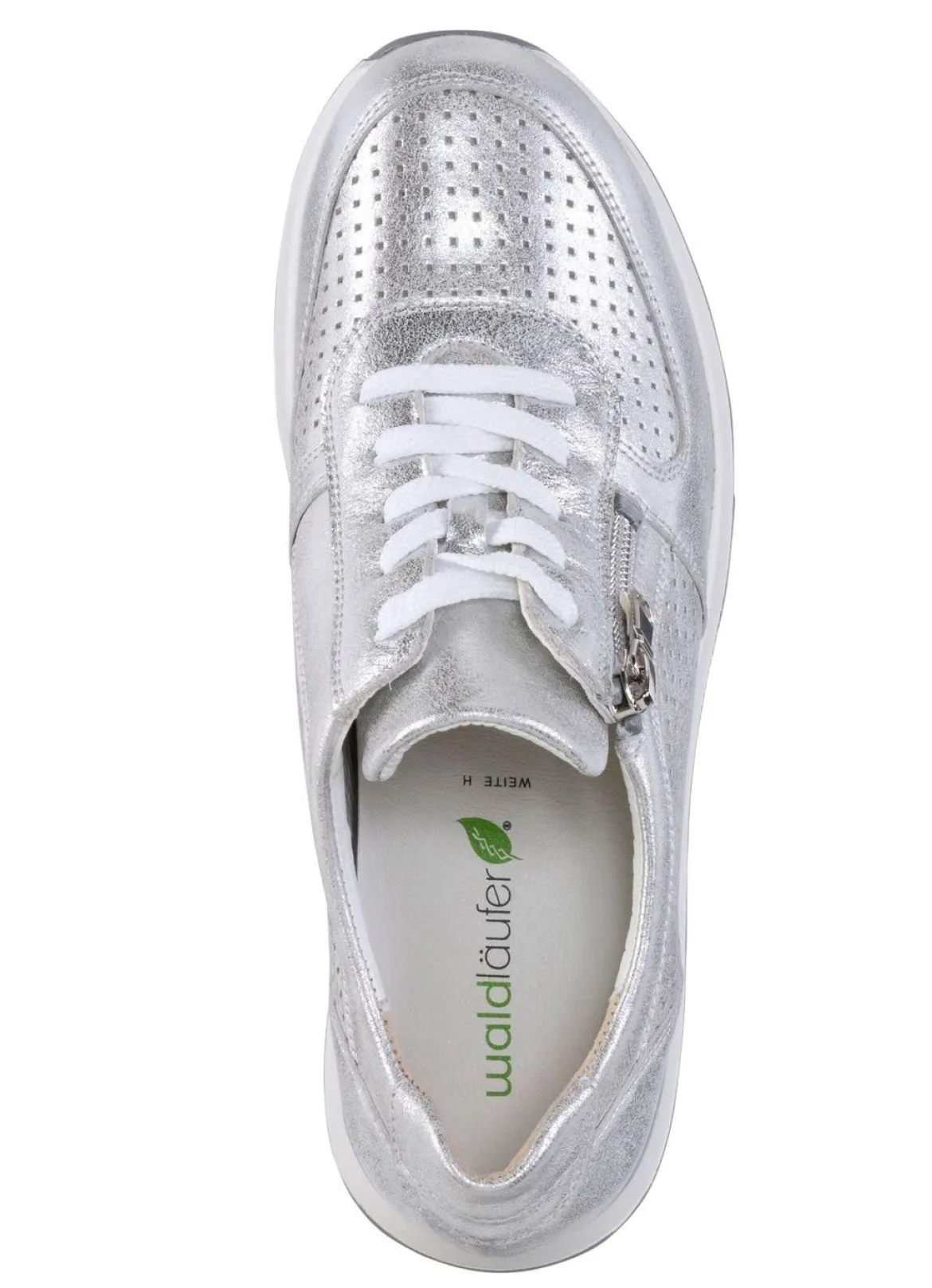 Waldläufer, sportliche Damen-Sneaker, Weite H, mit herausnehmbarem Fußbett