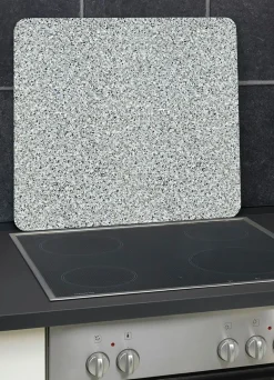 Wandblende aus Glas in Granit-Optik