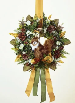 Wandkranz mit Eichhörnchen