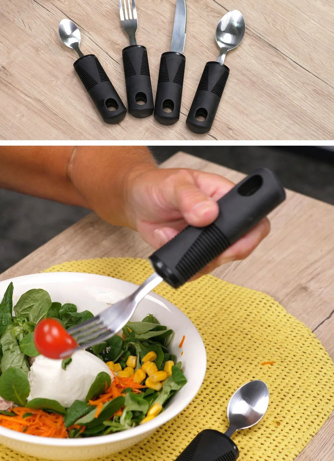 Wellys® Senioren-Besteck, 4-teilig