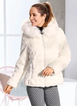 Wendejacke mit fester Kapuze