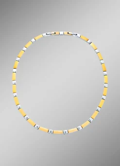 Wunderschön und modern: Halskette in Bicolor