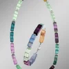 Wunderschöne Garnitur mit Hämatit, beh. und Fluorit in Multicolor