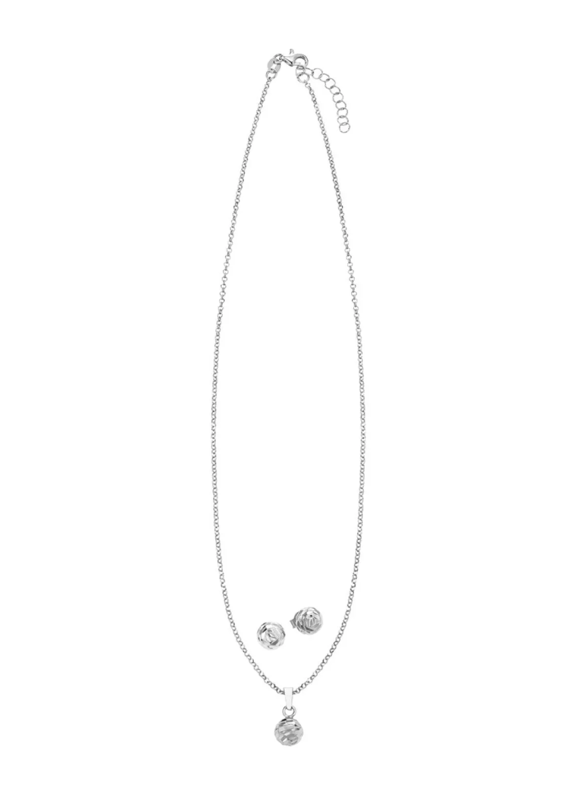 Wunderschönes Schmuck-Set aus Silber, 2-teilig