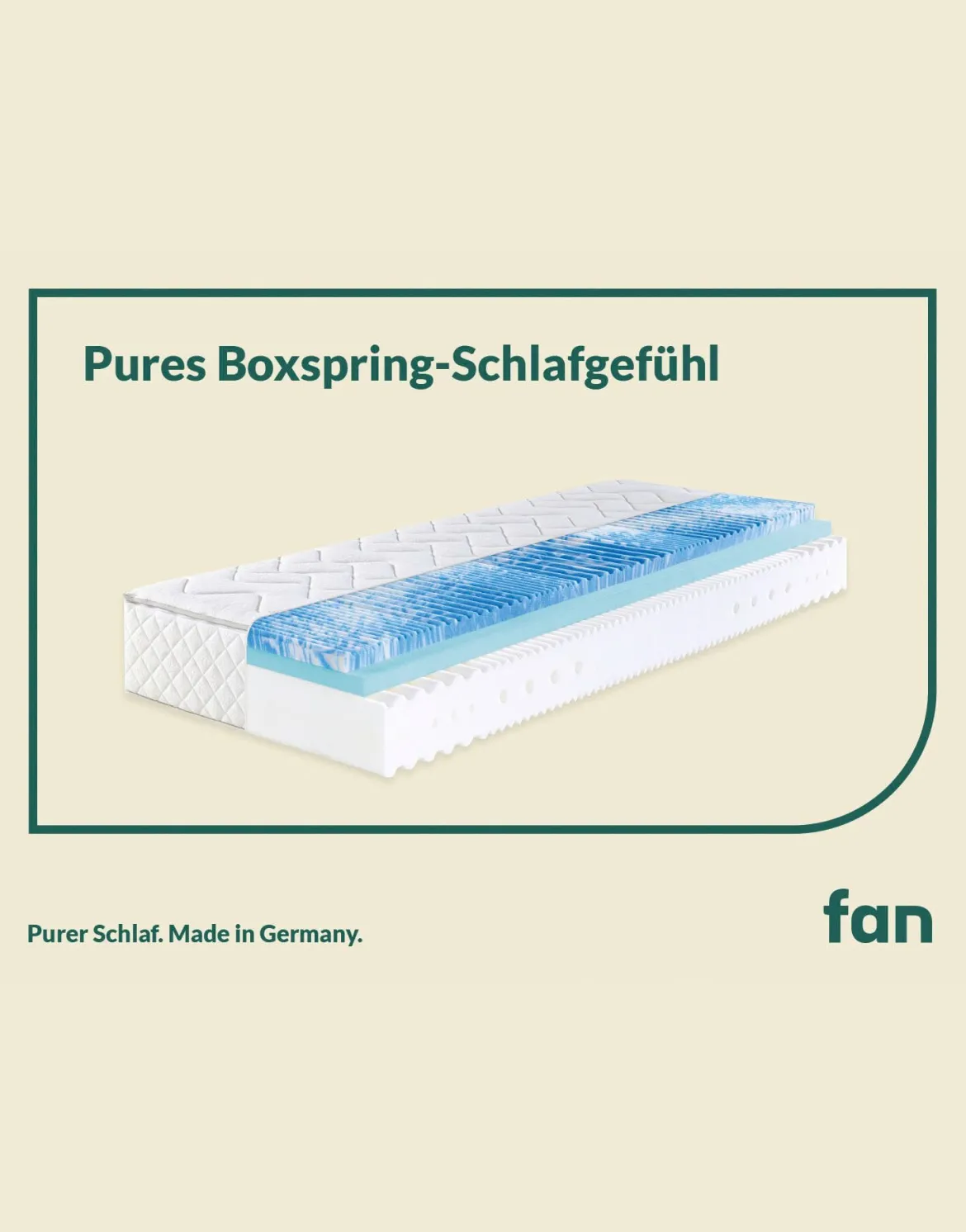 7-Zonen-Matratzen „fan Sweet Dream XXL“