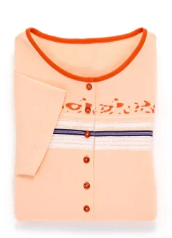 Zweierpack Nachthemden mit platziertem Druck vorne